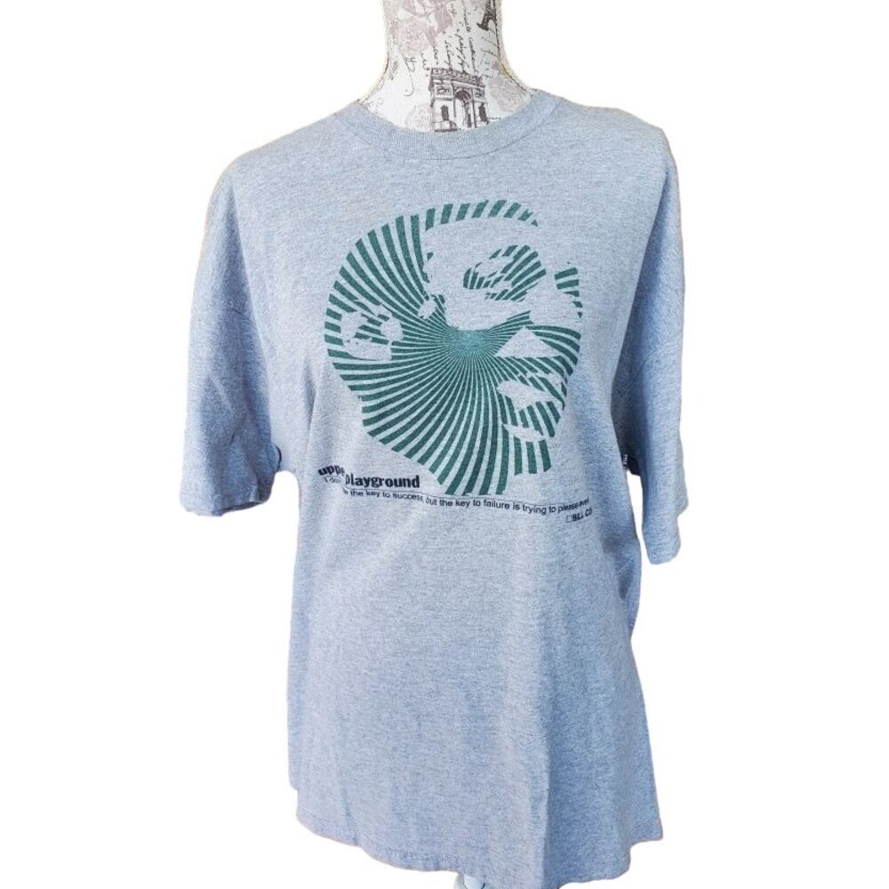 Rare Bill Cosby Upper Playground skateboarding Gray shirt Size XL